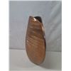 Image 3 : Cyan Design Large Flat Metal Finished Vase w/ Scored Texture 9"x12"H