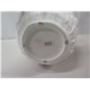 Image 10 : White 18-Karat Brand Ceramic Hive Vase 7"dia, 8"H