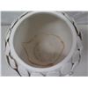 Image 3 : White 18-Karat Brand Ceramic Hive Vase 7"dia, 8"H