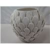 Image 8 : White 18-Karat Brand Ceramic Hive Vase 7"dia, 8"H