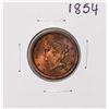 Image 1 : 1854 Braided Hair Half Cent Coin