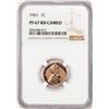 Image 1 : 1961 Proof Lincoln Memorial Cent Coin NGC PF67RD Cameo