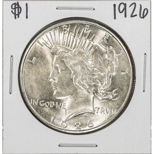 1926 $1 Peace Silver Dollar Coin