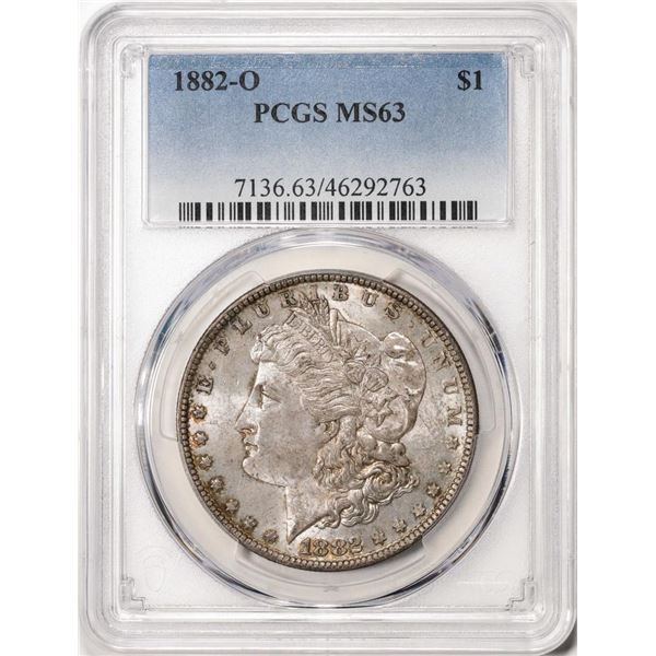 1882-O $1 Morgan Silver Dollar Coin PCGS MS63