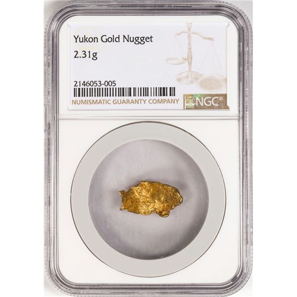 2.31 Gram Yukon Gold Nugget NGC Graded