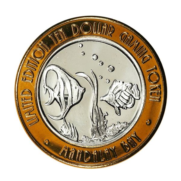 .999 Silver Mandalay Bay Resort & Casino Las Vegas, Nevada $10 Limited Casino Token
