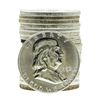 Image 1 : Roll of (20) Brilliant Uncirculated 1952-D Franklin Half Dollar Coins