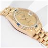 Image 9 : Rolex Mens 18K Yellow Gold Sapphire and Diamond Day Date President Wristwatch