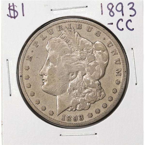 1893-CC $1 Morgan Silver Dollar Coin