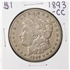 Image 1 : 1893-CC $1 Morgan Silver Dollar Coin