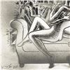 Image 2 : Mark Kostabi "Morning Reverie" Original Drawing on Paper