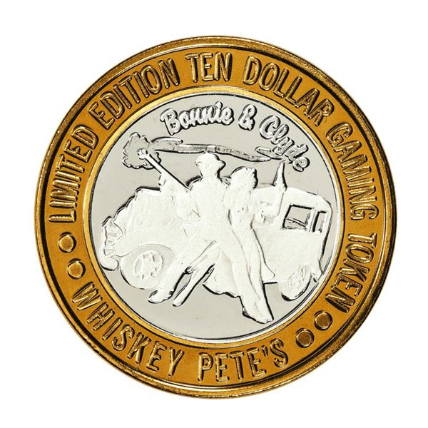 .999 Silver Whiskey Pete's Casino Primm, Nevada $10 Limited Edition Gaming Token