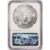 Image 2 : 2019(W) $1 American Silver Eagle Coin NGC MS70 FDOI Moy Signature West Point Mint