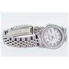 Image 7 : Rolex Ladies Stainless Steel White Roman Diamond Datejust Wristwatch