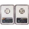 Image 2 : Lot of (2) 1941 Mercury Dime Coins NGC MS65FB