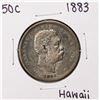 Image 1 : 1883 Kingdom of Hawaii Half Dollar Coin