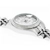 Image 3 : Rolex Ladies Stainless Steel White Index Datejust Wristwatch