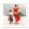 Image 1 : Pino (1939-2010) "Afternoon Stroll" Limited Edition Giclee On Canvas