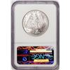 Image 2 : 2008-W $100 Burnished Platinum Eagle Coin NGC MS70