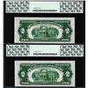 Image 2 : Lot of (2) Consecutive 1928D $2 Legal Tender Notes Fr.1505 PCGS Choice New 63PPQ