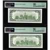 Image 2 : (2) Consecutive 1985 $100 Federal Reserve Notes Fr.2171-G PMG Superb Gem Unc 67EPQ