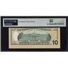 Image 2 : 2009 $10 Federal Reserve Cutting Error Note Fr.2041-L PMG About Uncirculated 50EPQ