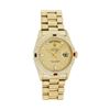 Image 2 : Rolex Men's 18K Yellow Gold Champagne Ruby & Diamond Day Date President Wristwatch