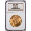 Image 1 : 1894 $20 Liberty Head Eagle Gold Coin NGC MS61