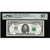 Image 1 : 1988A $5 Federal Reserve Note San Francisco Fr.1981-L PMG Superb Gem Unc 67EPQ