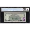 Image 2 : 2013 $5 Federal Reserve Note Mismatched Serial Number Error Fr.1996-L PCGS Very Fine 30