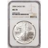 Image 1 : 2006 $1 American Silver Eagle Coin NGC MS70