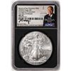 Image 1 : 2020(S) $1 American Silver Eagle Coin NGC MS70 First Day of Release Moy Signature