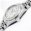 Image 8 : Rolex Ladies Stainless Steel Silver Index Datejust Wristwatch