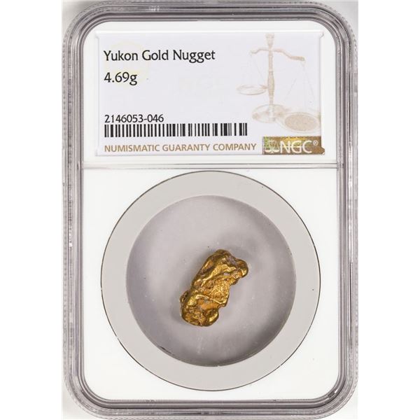 4.69 Gram Yukon Gold Nugget NGC Graded