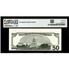 Image 2 : 1996 $50 Federal Reserve Cutting Error Note Fr.2126-F PMG About Uncirculated 53EPQ