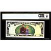 Image 2 : 2013 $1 Disney Dollar Maleficent Note R-165 Note PCGS Superb Gem Uncirculated 67PPQ