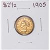 Image 1 : 1905 $2 1/2 Liberty Head Quarter Eagle Gold Coin