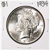 Image 1 : 1934 $1 Peace Silver Dollar Coin