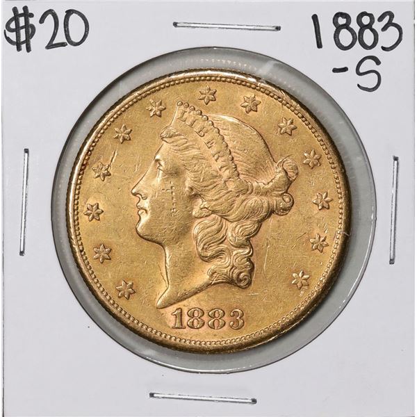 1883-S $20 Liberty Head Double Eagle Gold Coin