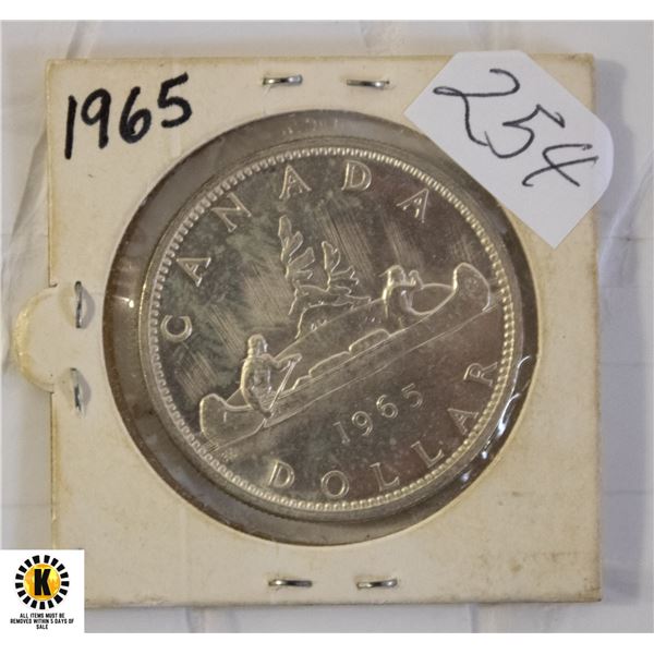 254)1965 SILVER DOLLAR