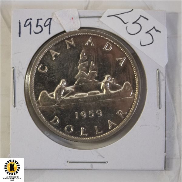 255)1959 SILVER DOLLAR