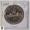 Image 1 : 255)1959 SILVER DOLLAR