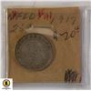 Image 1 : 100)1917 NFLD SILVER $.25