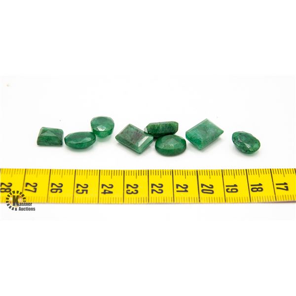 #08-GREEN EMERALD GEMSTONE 53.00CT