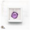 Image 1 : #153-UNHEATED PURPLE AMETHYST GEMSTONE 5.65 CT