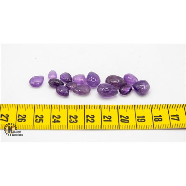 #59-UNHEATED PURPLE AMETHYST GEMSTONE 41.75 CT