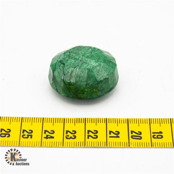 #37-GREEN EMERALD GEMSTONE 163.65 CT