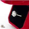 Image 2 : #614-GRA CERTIFIED RING WITH 2.00 CARAT MOISSANITE
