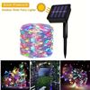 Image 1 : NEW 10M COLORFUL 8 FUNCTION 100 LED SOLAR LIGHTS