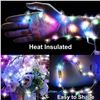 Image 3 : NEW 10M COLORFUL 8 FUNCTION 100 LED SOLAR LIGHTS